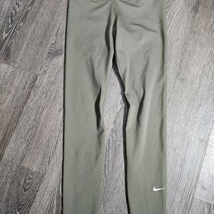 Nike Olive Green Girls' Athletic Leggings